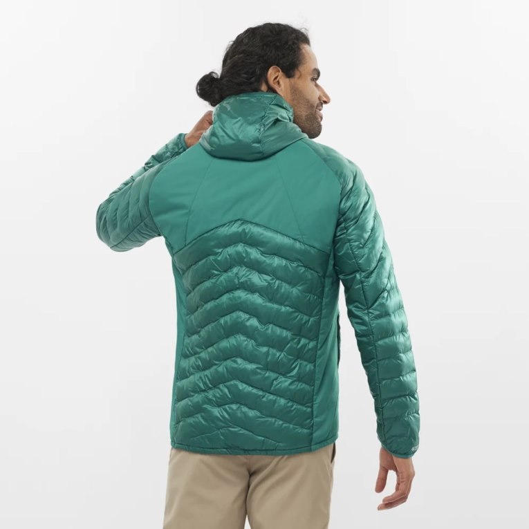 Salomon Outline Primaloft Men's Insulated Jackets Green | CA 31T6